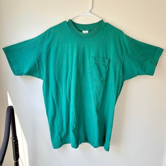 90’s Munsingwear World Class Comfort Blank Pocket Tee - Picture 4 of 6